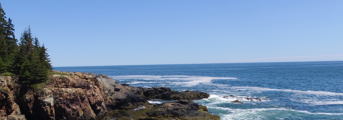 Rocky Maine coastline